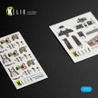 Interior 3D Decals Aircraft McDonnell Douglas F-4(B,N) Phantom II (for Hasegawa model kit) KeliK K72029 Scale 1:72 USA