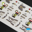 Interior 3D Decals Aircraft McDonnell Douglas F-4 (C,D) Phantom II (for Hasegawa model kit) KeliK K72031 Scale 1:72 USA