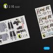 Interior 3D Decals Aircraft McDonnell Douglas F-4EJ Kai Phantom II (for Hasegawa model kit) KeliK K72032 Scale 1:72 Japan