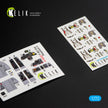 Interior 3D Decals Aircraft McDonnell Douglas F-4EJ Kai Phantom II (for Hasegawa model kit) KeliK K72032 Scale 1:72 Japan
