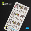 Interior 3D Decals Aircraft McDonnell Douglas F-4EJ Kai Phantom II (for Hasegawa model kit) KeliK K72032 Scale 1:72 Japan