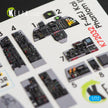 Interior 3D Decals Aircraft McDonnell Douglas F-4EJ Kai Phantom II (for Hasegawa model kit) KeliK K72032 Scale 1:72 Japan