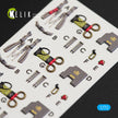 Interior 3D Decals Aircraft McDonnell Douglas F-4EJ Kai Phantom II (for Hasegawa model kit) KeliK K72032 Scale 1:72 Japan