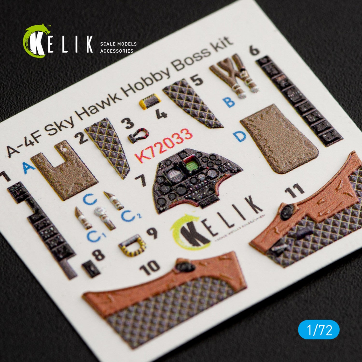 Interior 3D Decals Aircraft McDonnell Douglas A-4F 