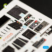 Interior 3D Decals Aircraft F-35A (for Hasegawa Plastic model kit) KeliK K72035 Scale 1:72 USA