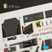 Interior 3D Decals McDonnell Douglas F-35B (for Hasegawa model kit)KeliK K72036 Scale 1:72 USA