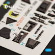 Interior 3D Decals McDonnell Douglas F-35B (for Academy model kit) KeliK K72037 Scale 1:72 USA