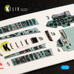 Interior 3D Decals Aircraft SU-27 (for Trumpeter Plastic Model Kit) KeliK K72040 Scale 1:72 Ukraine/USSR