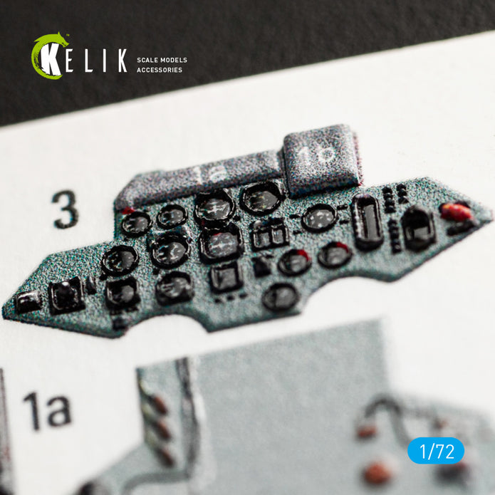 Interior 3D Decals Aircraft SU-27 (for Trumpeter Plastic Model Kit) KeliK K72040 Scale 1:72 Ukraine/USSR