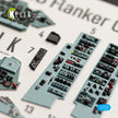 Interior 3D Decals Aircraft SU-27UB (for Trumpeter Plastic Model) KeliK K72041 Scale 1:72 Ukraine/USSR