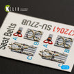 Interior 3D Decals Aircraft SU-27UB (for Trumpeter Plastic Model) KeliK K72041 Scale 1:72 Ukraine/USSR