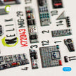 Interior 3D Decals MiG-29 Fulcrum-A 9-12 (for GWH model kit) KeliK K72043 Scale 1:72 Ukraine/USSR