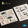 Interior 3D Decals Blackburn Buccaneer S.2C (for Airfix model kit) KeliK K72044 Scale 1:72 United Kingdom