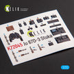 Interior 3D Decals Junkers Ju 87D-3 Stuka (for Special Hobby model kit) Scale 1:72 KeliK K72045 Germany (WW2)