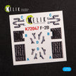 Interior 3D Decals JASDF F-2B Fighter (for FineMolds model kit) KeliK K72047 Scale 1:72 Japan