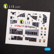 Interior 3D Decals JASDF F-2B Fighter (for FineMolds model kit) KeliK K72047 Scale 1:72 Japan
