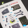 Interior 3D Decals F-15C MSIP II Eagle (for GWH model model kit) KeliK K72048 Scale 1:72 USA