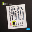 Interior 3D Decals Dassault Mirage 2000N (for Dream Model kit) Scale 1:72 KeliK K72051 France