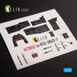 Interior 3D Decals Junkers Ju87D-3N/D-7 (for Fujimi/Hobby 2000 model kit) Scale 1:72 KeliK K72052 Germany (WW2)
