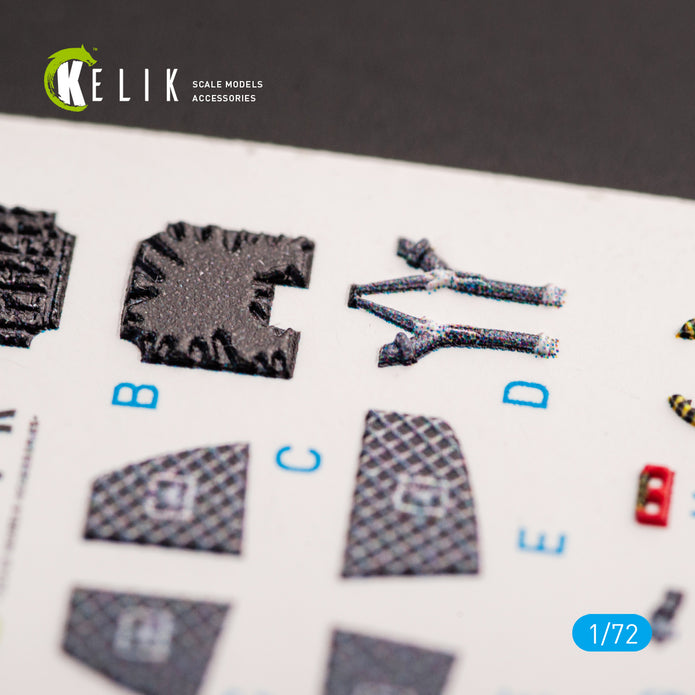Interior 3D Decals Aircraft F-15E Strike Eagle (for Revell model kit) KeliK K72055 Scale 1:72 USA