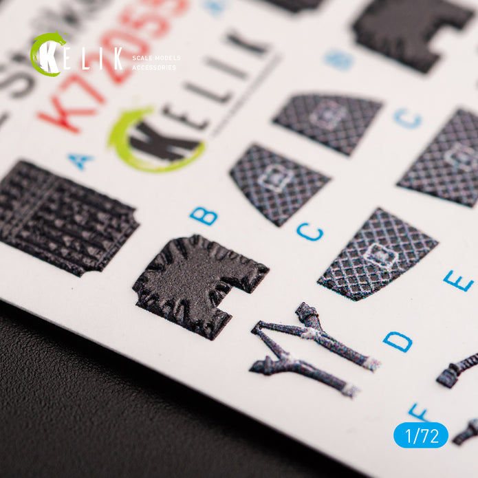 Interior 3D Decals Aircraft F-15E Strike Eagle (for Revell model kit) KeliK K72055 Scale 1:72 USA