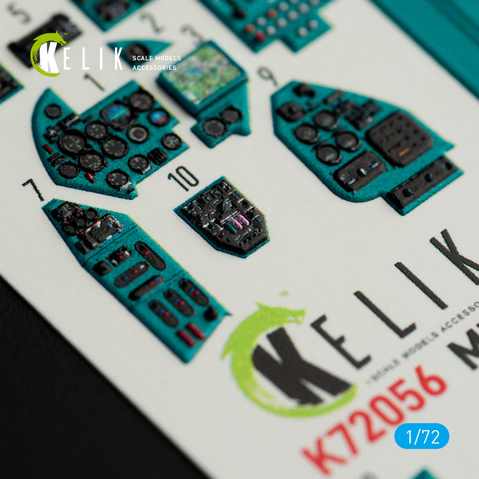 Interior 3D Decals Mi-24V (for HobbyBoss model kit) Scale1:72 KeliK K72056 Ukraine/USSR