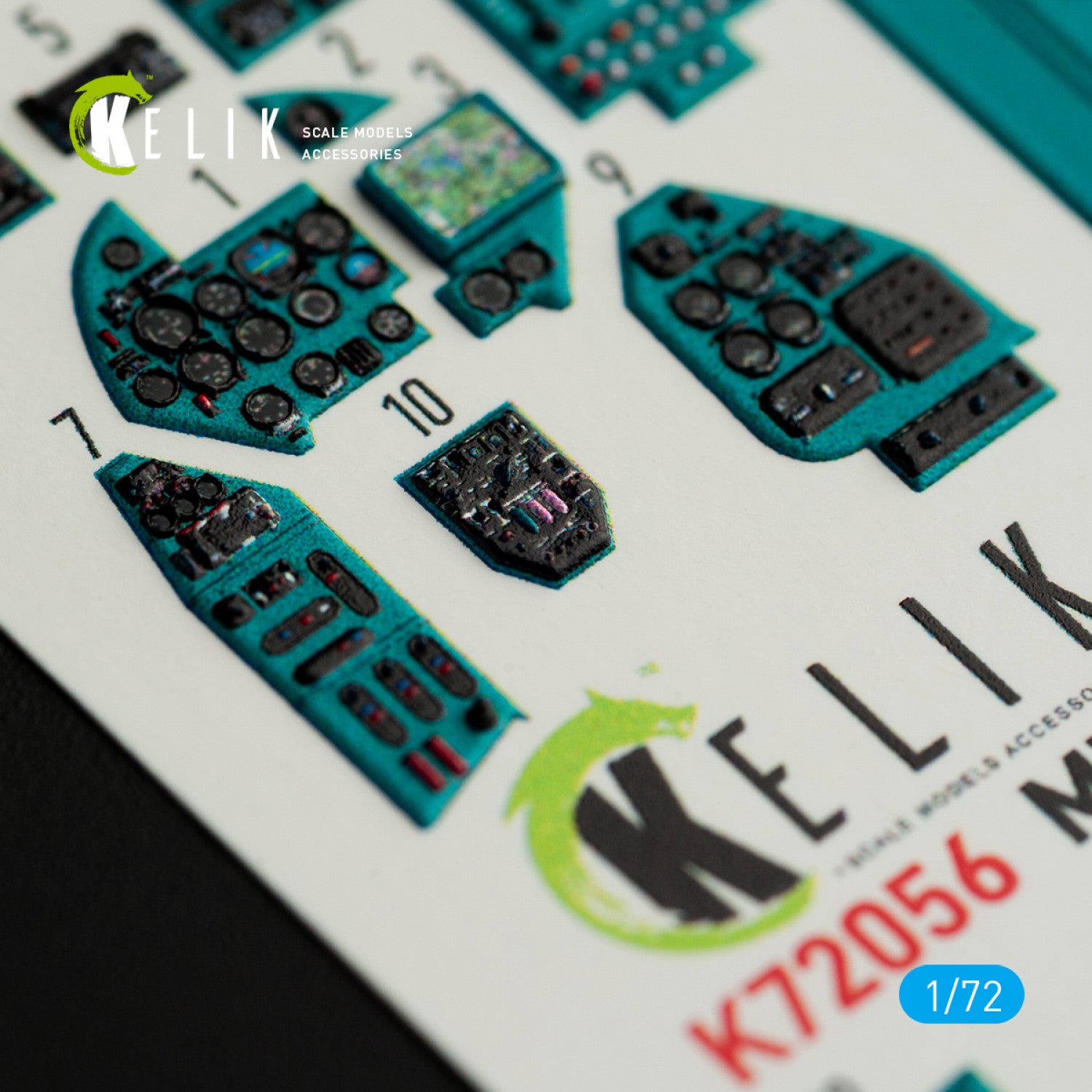 Interior 3D Decals Mi-24V (for HobbyBoss model kit) Scale1:72 KeliK K72056 Ukraine/USSR