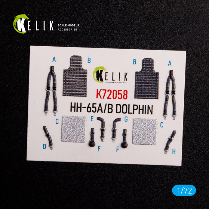 Interior 3D Decals HH-65A/B Dolphin Helicopter (for Dream model kit) Scale 1:72 K72058 European Union