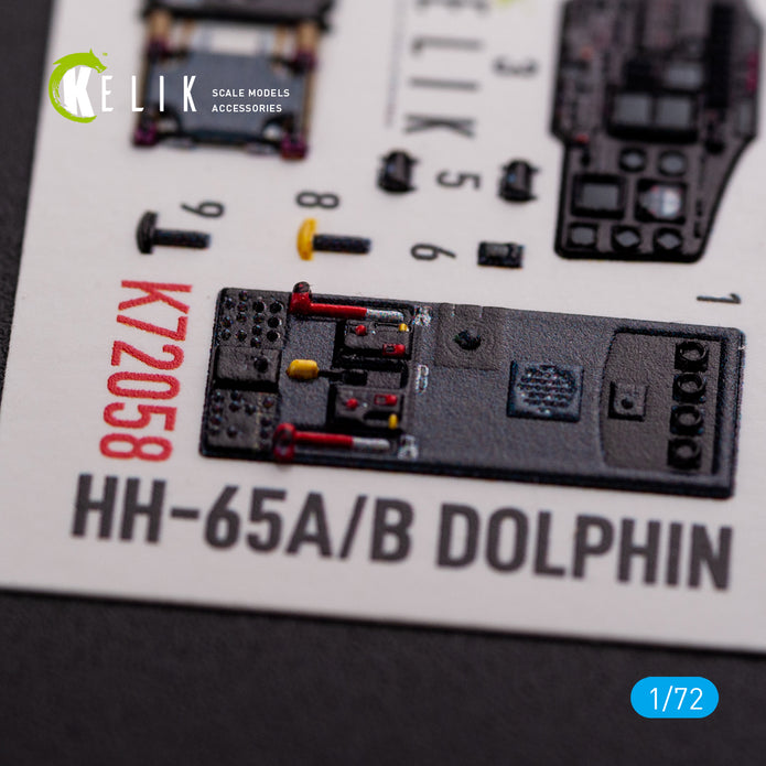Interior 3D Decals HH-65A/B Dolphin Helicopter (for Dream model kit) Scale 1:72 K72058 European Union