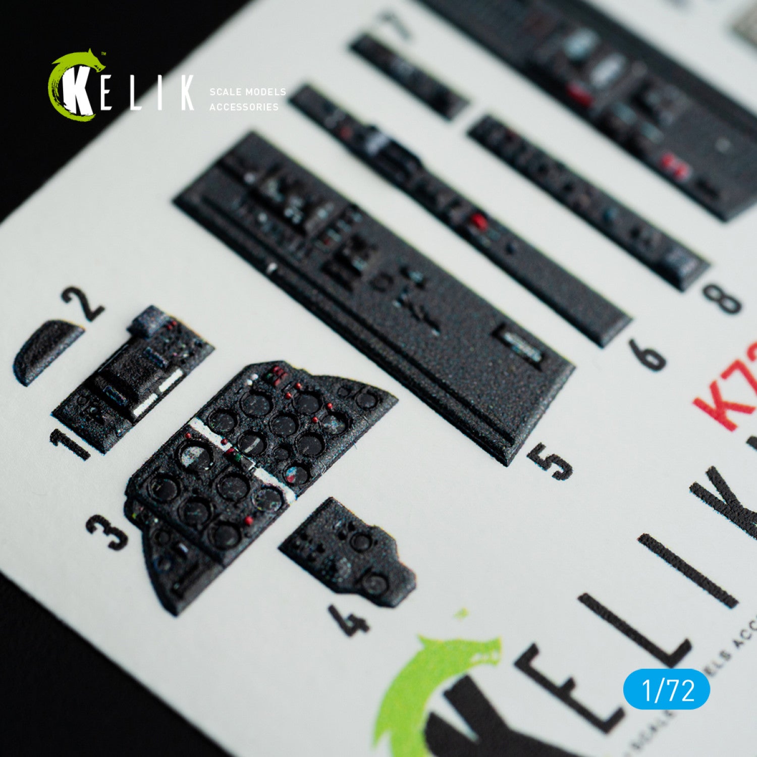 Interior 3D Decals MiG-21 F-13 (for Revell Model Kit) Scale 1:72 KeliK K72059 Ukraine/USSR