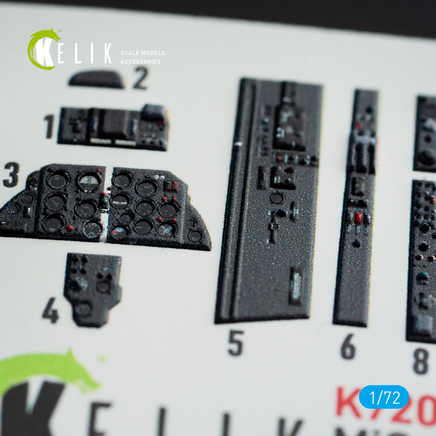 Interior 3D Decals MiG-21 F-13 (for Revell Model Kit) Scale 1:72 KeliK K72059 Ukraine/USSR