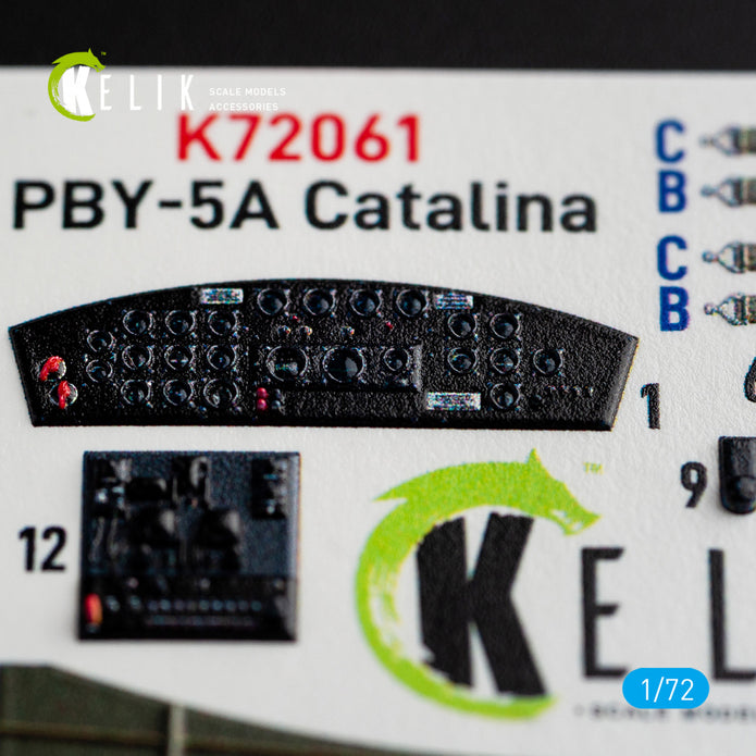 Interior 3D Decals Consolidated PBY-5A Catalina (for Academy Model Kit) Scale 1:72 KeliK K72061 USA (WW2)