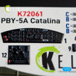 Interior 3D Decals Consolidated PBY-5A Catalina (for Academy Model Kit) Scale 1:72 KeliK K72061 USA (WW2)