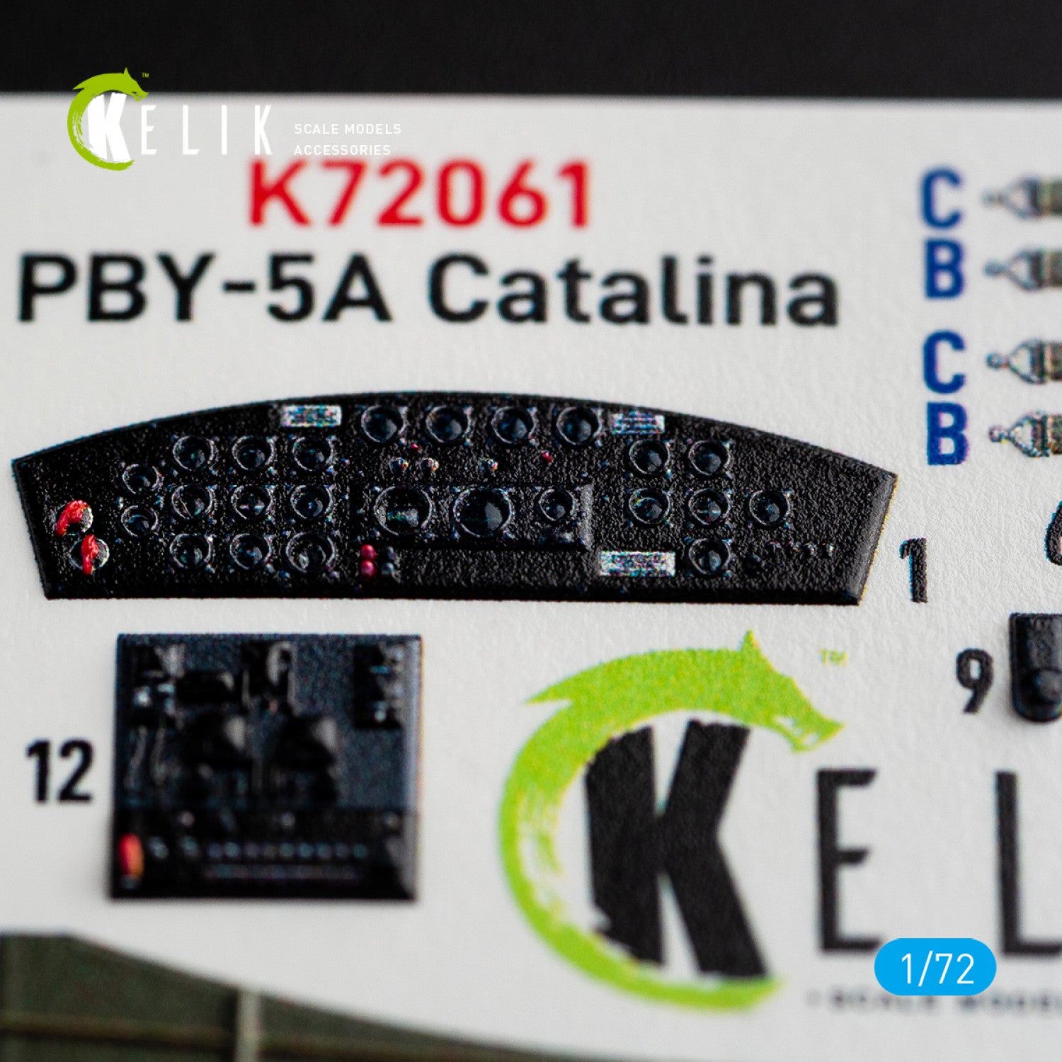 Interior 3D Decals Consolidated PBY-5A Catalina (for Academy Model Kit) Scale 1:72 KeliK K72061 USA (WW2)