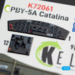 Interior 3D Decals Consolidated PBY-5A Catalina (for Academy Model Kit) Scale 1:72 KeliK K72061 USA (WW2)