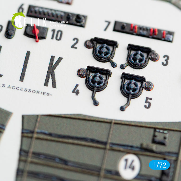 Interior 3D Decals Consolidated PBY-5A Catalina (for Academy Model Kit) Scale 1:72 KeliK K72061 USA (WW2)