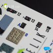 Douglas A1H Skyraider Interior 3D Decals (for Hasegawa Model Kit) Scale 1:72 KeliK K72064 USA