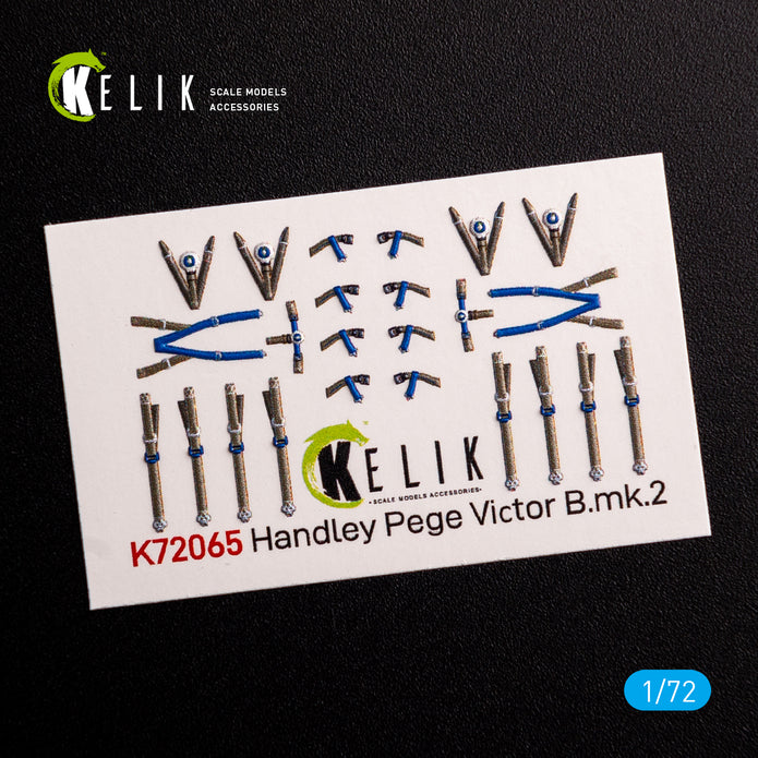 Handley Page Victor B Mk2 Interior 3D Decals (for Airfix Model Kit) Scale 1:72 K72065 United Kingdom