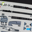 Grumman A-6E Intruder Interior 3D Decals (for Italeri Model Kit) Scale 1:72 KeliK K72067 USA
