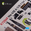 Messerschmitt Me410A-1 Interior 3D Decals (for Airfix Model Kit)  Scale 1:72 KeliK K72069 Germany (WW2)
