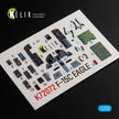 F-15C Strike Eagle Interior 3D Decals (for Hasegawa Model Kit) Scale 1:72 KeliK K72072 USA