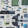 F-15C Strike Eagle Interior 3D Decals (for Hasegawa Model Kit) Scale 1:72 KeliK K72072 USA