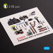 Kawanishi N1K1-Ja Shiden Type 11 Interior 3D Decals (for Tamiya Model Kit) Scale 1:72 KeliK K72075 Japan (WW2)
