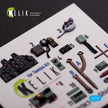 Kawanishi N1K1-Ja Shiden Type 11 Interior 3D Decals (for Tamiya Model Kit) Scale 1:72 KeliK K72075 Japan (WW2)