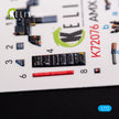 Amx Ghibli Interior 3D Decals (for Italeri Model Kit) Scale 1:72 KeliK K72076 Brazil