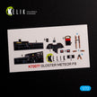 Gloster Meteor F.8 Interior 3D Decals (for Airfix Model Kit) Scale 1:72 KeliK K72077 United Kingdom (WW2)