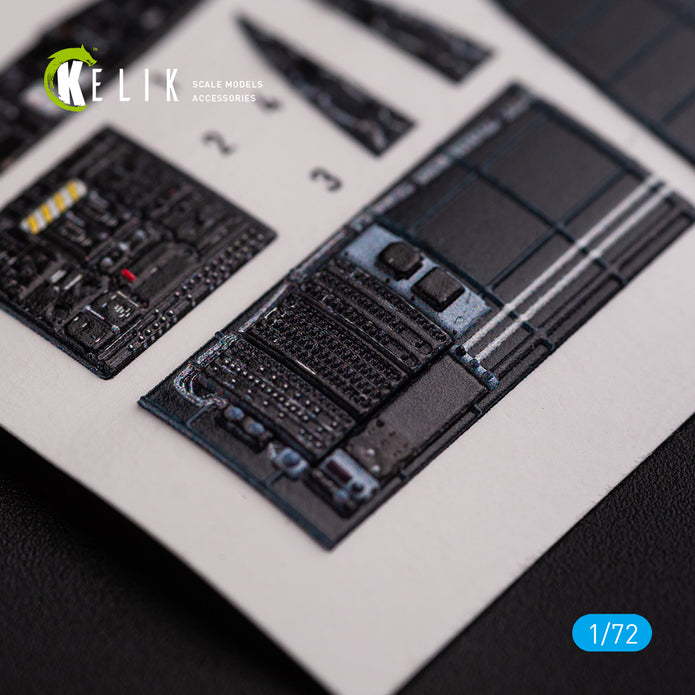 Sikorsky CH-53D Sea Stallion Interior 3D Decals (for Fujimi/Academy Model Kit) 1:72 KeliK K72078 USA