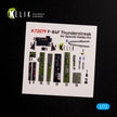 Republic F-84F Thunderstreak Interior 3D Decals (for Special Hobby Model Kit) 1:72 KeliK K72079 USA