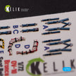 North American OV-10D+ Bronco Interior 3D Decals (for ICM Model Kit) Scale 1:72 KeliK K72081 USA