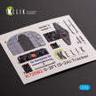 Grumman S-2A Tracker Interior 3D Decals (for Hasegawa Model Kit) Scale 1:72 KeliK K72082 USA